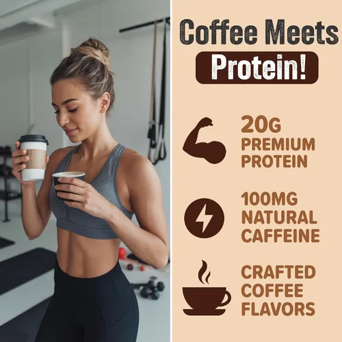 Vista 3 de PEScience Select Cafe Protein Coffee - Polvo con sabor a café, 100 mg de cafeína, 0.71 onzas de proteína helada, café en polvo o crema - Caramel