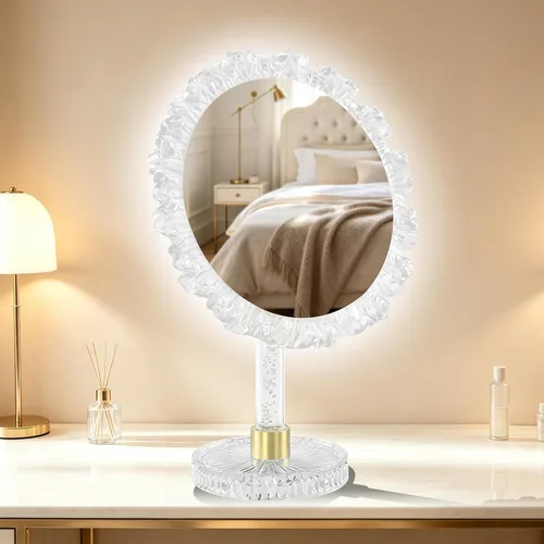 Vista 10 de 10 inch Lighted LED Makeup Mirror with 3 Color Lighting Modes