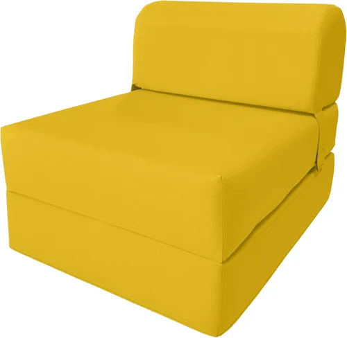 Vista 45 de D&D Futon Furniture. Silla plegable de espuma, sofá de estudio, colchón de espuma plegable para invitados (6 x 24 x 70 pulgadas, negro)
