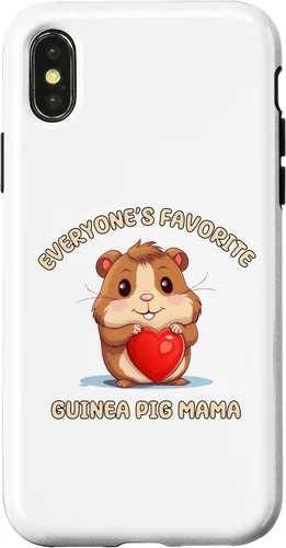Vista 4 de iPhone 15 Funny Everyone's Favorite Guinea Pig Mom Mama Case