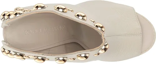 Vista 5 de KARL LAGERFELD Bonnie-Peep Toe Bo Brayden para mujer