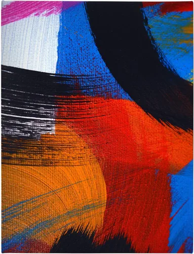 Vista 6 de Practica - Lienzo para pintar, libre de ácido. Lienzo de algodón económico, 2 unidades, múltiples tamaños, Negro, 11x14