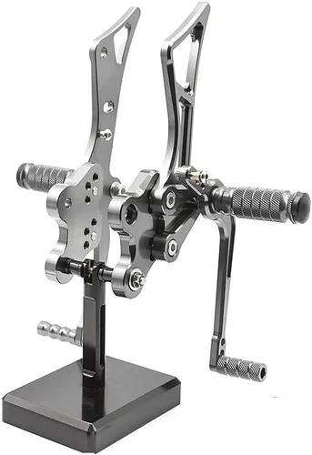 Vista 15 de Motorbike Foot Rests For FZ1 For FZ8 For FZ For 1 For FZ For 8 2001-2005 Motorcycle Rearset Footrest Footpeg Footrest Pedals(Black)