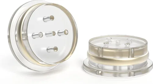 Vista 2 de Eargasm Filtros de tapones para oídos más pequeños, filtros de reducción de ruido azul para tapones de oído, protección auditiva en entornos