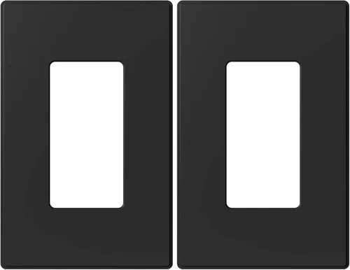 Vista 15 de ELEGRP Placas decorativas de pared sin tornillos, de tamaño mediano, cubierta termoplástica irrompible para interruptor de salida de receptáculo