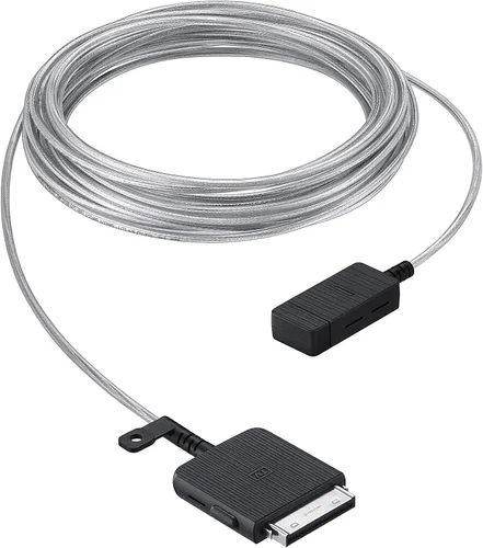 Vista 2 de Samsung Cable de conexión invisible de 49.2 ft para televisores QLED 4K y The Frame (Modelo) - Blanco - VG-SOCR15/ZA