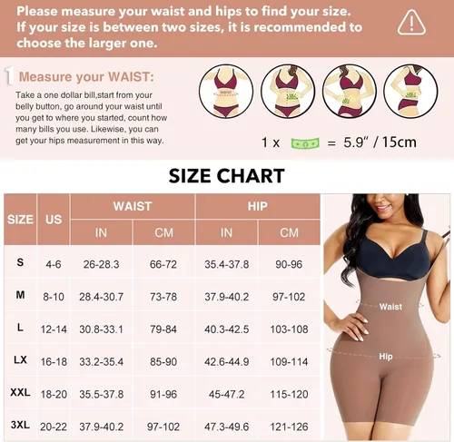 Vista 5 de Lover-Beauty Fajas Colombianas para mujer, con control de abdomen, sin costuras, talla grande, moldeador de cuerpo, busto abierto, levantamiento