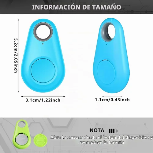 Vista 2 de Konohan Paquete de 8 localizadores de llaves, rastreador GPS antipérdida, inalámbrico, con sensor de alarma, buscador de dispositivos, mini