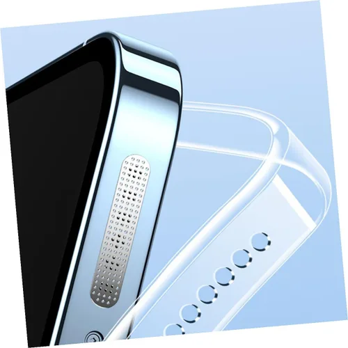 Vista 5 de DOITOOL Paquete de 24 calcomanías protectoras de polvo para altavoz de teléfono, accesorios de teléfono, redes de malla para serie 12/13
