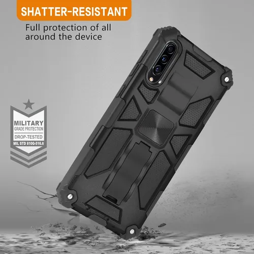 Vista 4 de Asuwish Funda compatible con Huawei Y9 Prime 2019/Honor 9X/P Smart Z y protector de pantalla de vidrio templado, accesorios de celda, soporte