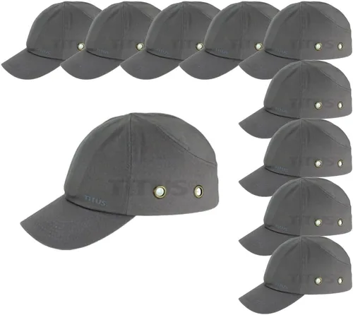 Vista 52 de TITUS Gorra de seguridad ligera - Gorra protectora estilo béisbol
