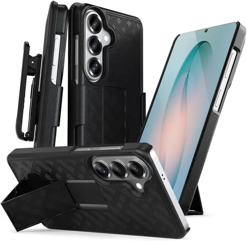 Vista 16 de MOTIVE Funda diseñada para Samsung Galaxy A14 5G con clip para cinturón, funda con clip para Samsung A14, funda protectora delgada y resistente a