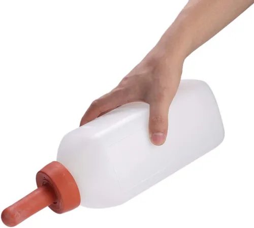 Vista 7 de BigKing Biberón de lactancia, 2L Becerro de vaca de alimentación de leche de la botella de leche de las tazas