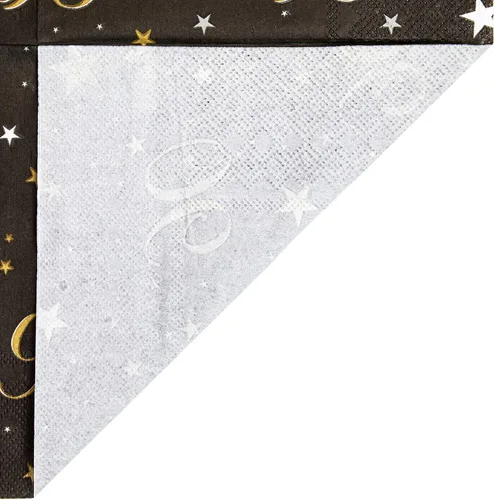 Vista 9 de Sparkle and Bash Servilletas de cumpleaños 90 – Servilletas absorbentes de 2 capas para fiesta de cumpleaños 90 – Elegantes productos de papel