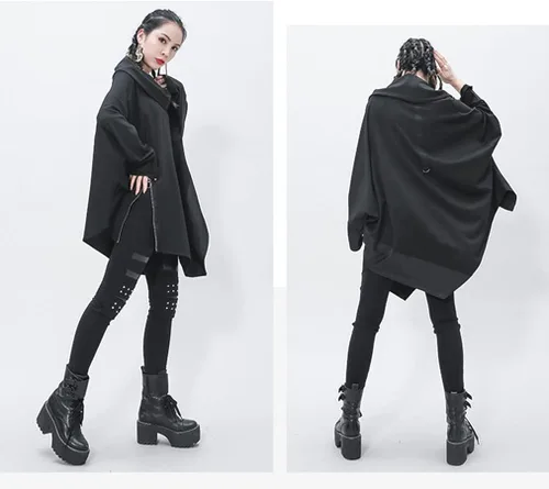 Vista 5 de Jli may Tops casuales de moda para mujer, para primavera, verano, poncho ruana, capa frontal abierta, cárdigan