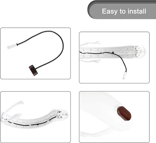 Vista 8 de FEC tech GLDYTIMES - Lámpara de freno trasera de repuesto para Xiaomi m365 Scooter eléctrico plegable E-Scooter piezas de repuesto
