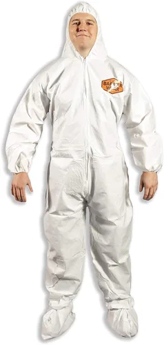 Vista 8 de Quest Barrierwear - Overol desechable para hombres y mujeres, traje protector para materiales peligrosos