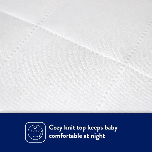 Vista 3 de Kolcraft Protector de colchón de cuna impermeable y ajustable, funda protectora de colchón y funda de cama infantil, duradera y cómoda, lavable a