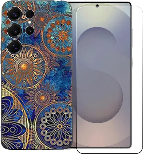 Vista 12 de OYLLM10 - Funda de TPU para Echoamo C25 Ultra + HD de vidrio templado, carcasa de silicona para parachoques trasero, 9 dureza, antiarañazos
