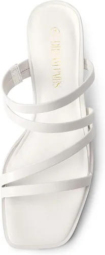 Vista 3 de DREAM PAIRS - Sandalias con correas para mujer, con punta abierta, tacón bajo y grueso