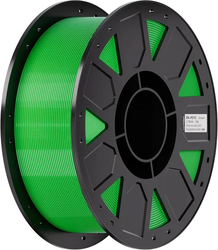 Vista 20 de Creality Ender - Filamento PETG para impresora 3D de 1.75mm 1KG (2.2 libras), alta precisión, alta resistencia, inodoro, mejor flujo, resistente a