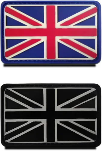 Vista 12 de 2 parches de goma de PVC 3D con bandera nacional de Canadá, material resistente y sólido, respaldo con gancho táctico de hoja de arce canadiense