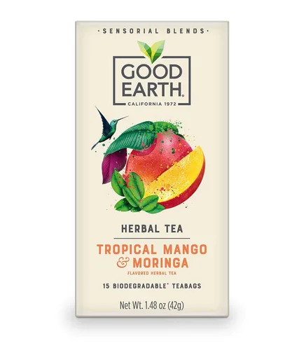 Vista 7 de Good Earth Sensorials - Té de hierbas de jengibre, cúrcuma y limón, caja de 15