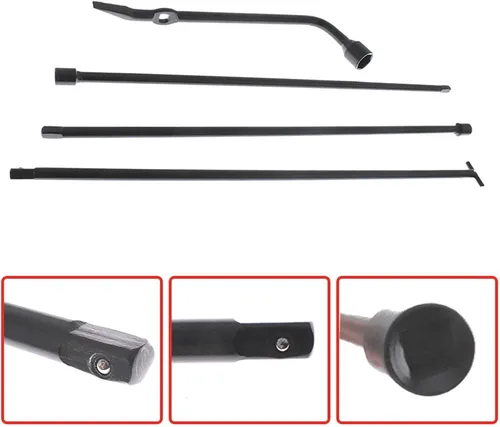 Vista 2 de WFLNHB Kit de Gato de Servicio de Neumático de Repuesto con Llave de Tuercas para Reemplazo para Nissan Frontier 2005-2014