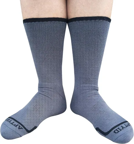 Vista 6 de APTYID Calcetines acolchados con control de humedad para hombre (46 pares)