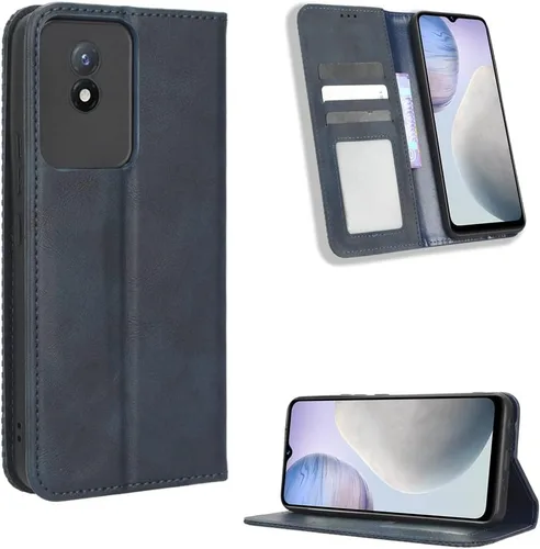Vista 17 de Funda para BLU Bold N2, funda de piel sintética para BLU Bold N2, funda para BLU Bold N2 5G N0050UU Funda de piel sintética negra Negro
