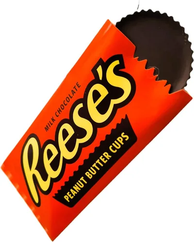 Vista 3 de Hersheys Reeses Dulce Copa de Mantequilla de Maní Adorno Navideño Regalo para Amantes de Reese's