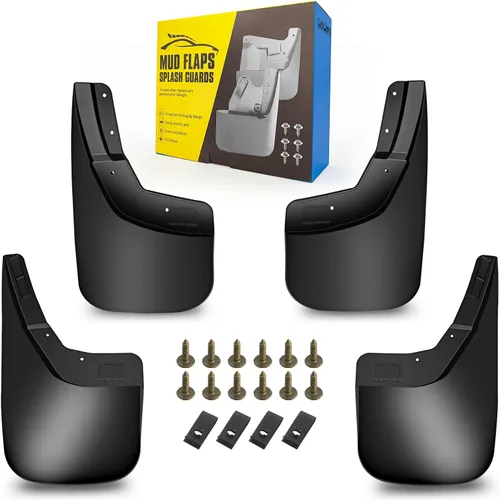 Vista 20 de Aleta de lodo Compatible con 2009-2010 Do-dge Ram 1500/2500/3500, 11-18 Ram 1500/2500/3500, Compatible con ruedas traseras simples, No es compatible
