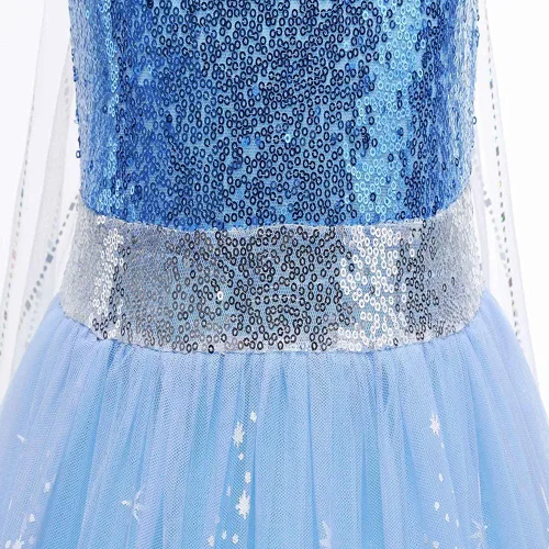 Vista 4 de MINACARE Princess Costume Gorgeous Fancy Queen Dress for Little Girls Cosplay Birthday Party Gift