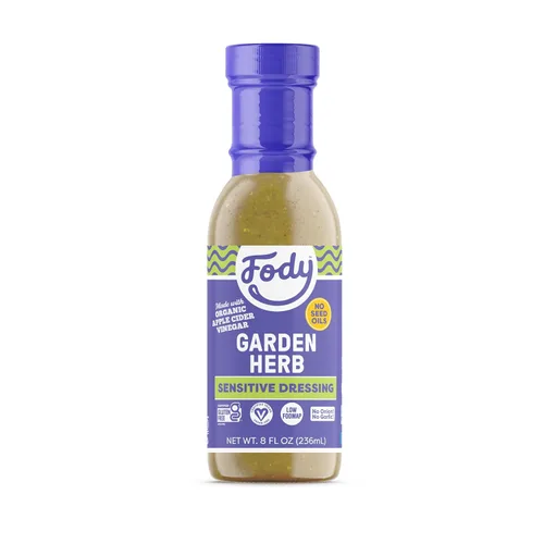 Vista 9 de Aderezo para ensalada balsámico Fody Foods, 8 Oz, sin ajo ni cebolla, certificado bajo en FODMAP, apto para intestino y SII, vegano, no transgénico