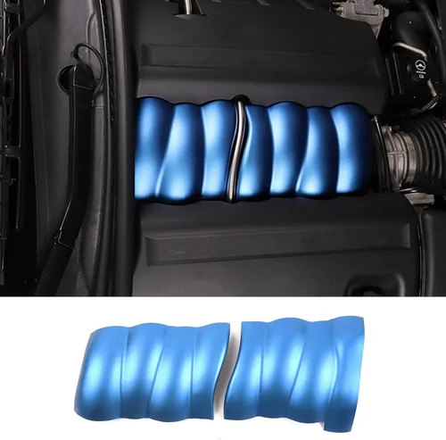 Vista 8 de Kit de molduras de cubierta de colector de admisión para auto Compatible con Chevrolet Corvette C6 2005-2013, Accesorios de decoración de colector