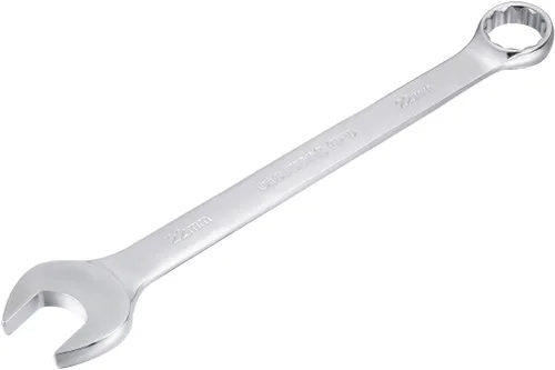 Vista 7 de uxcell Llave combinada métrica de extremo abierto, caja de 0.630 in, 12 puntos, acabado cromado, Cr-V