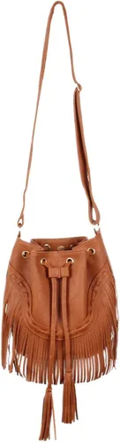 Vista 2 de Lanpet Bolso cruzado con borlas y flecos para mujer, bolso de hombro bohemio para ocio