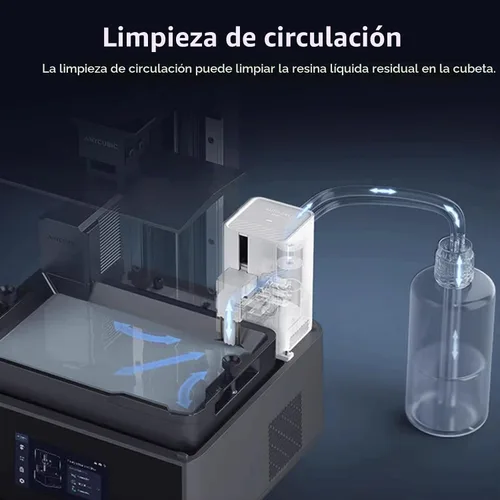 Vista 9 de Original Photon Mono M7 Pro - Depósito de resina inteligente para impresora 3D, tanque de resina con control de temperatura dinámico con película