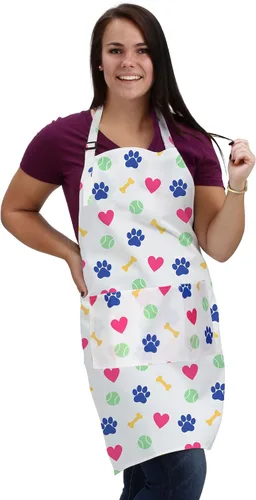Vista 12 de Plum Hill Delantal Impermeable para Aseo de Perros, Vestimenta para Peluquero, Batas para Lavado de Mascotas