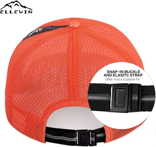 Vista 3 de ELLEWIN Unisex Breathable Full Mesh Baseball Cap Quick Dry Running hat Lightweight Cooling Water Sports Hat