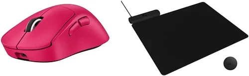 Vista 4 de Logitech G Pro X Superlight 2 Lightspeed - Mouse inalámbrico para juegos + alfombrilla de mouse de carga inalámbrica Powerplay 2, color negro