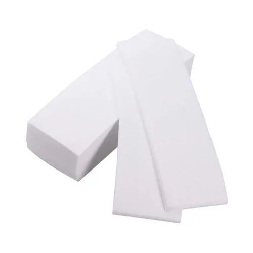 Vista 3 de ROSENICE 100pcs cera tiras papel profesional facial cuerpo depilación depiladora no tejida depiladora