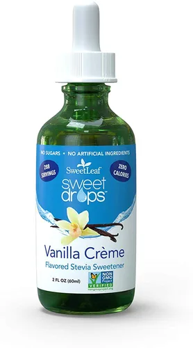 Vista 8 de Edulcorante líquido Sweet Drops de stevia, crema de vainilla, de la marca SweetLeaf