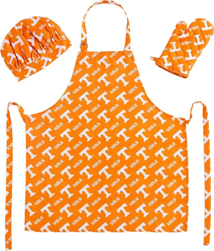 Vista 11 de Northwest NCAA unisex-adult 3-piece Apron, Oven Mitt and Chef Hat Set