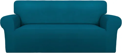 Vista 114 de PureFit Funda súper elástica para sofá reclinable con bolsillo, funda de sofá suave y antideslizante de elastano, lavable, protector de muebles