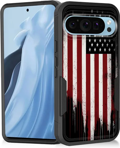 Vista 54 de Funda para Pixel 7a, resistente de doble capa híbrida de policarbonato duro de goma suave a prueba de golpes para Google Pixel 7A 6.1 pulgadas