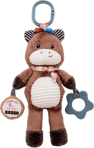 Vista 7 de Baby Starters Magic Years - Juguete de actividad de béisbol con vibración de tracción y sacudimiento, sonajero y gancho de viaje, pelota de juego, 7