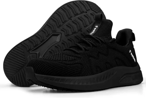 Vista 5 de Feethit Tenis de correr para mujer, ligeros, antideslizantes, cómodos, a la moda