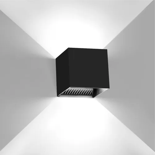 Vista 13 de Kawell Aplique de pared LED moderno de 12 W, ángulo de haz ajustable, impermeable, IP65, luz de pared de aluminio para interiores y exteriores