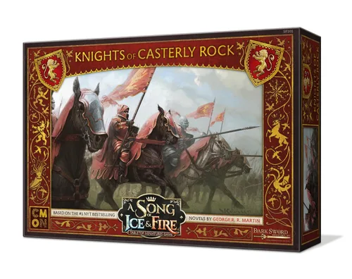 Vista 2 de Una canción de hielo y fuego - Caja de unidades de juego de mesa Knights of Casterly Rock Juego de estrategia para adolescentes y adultos A